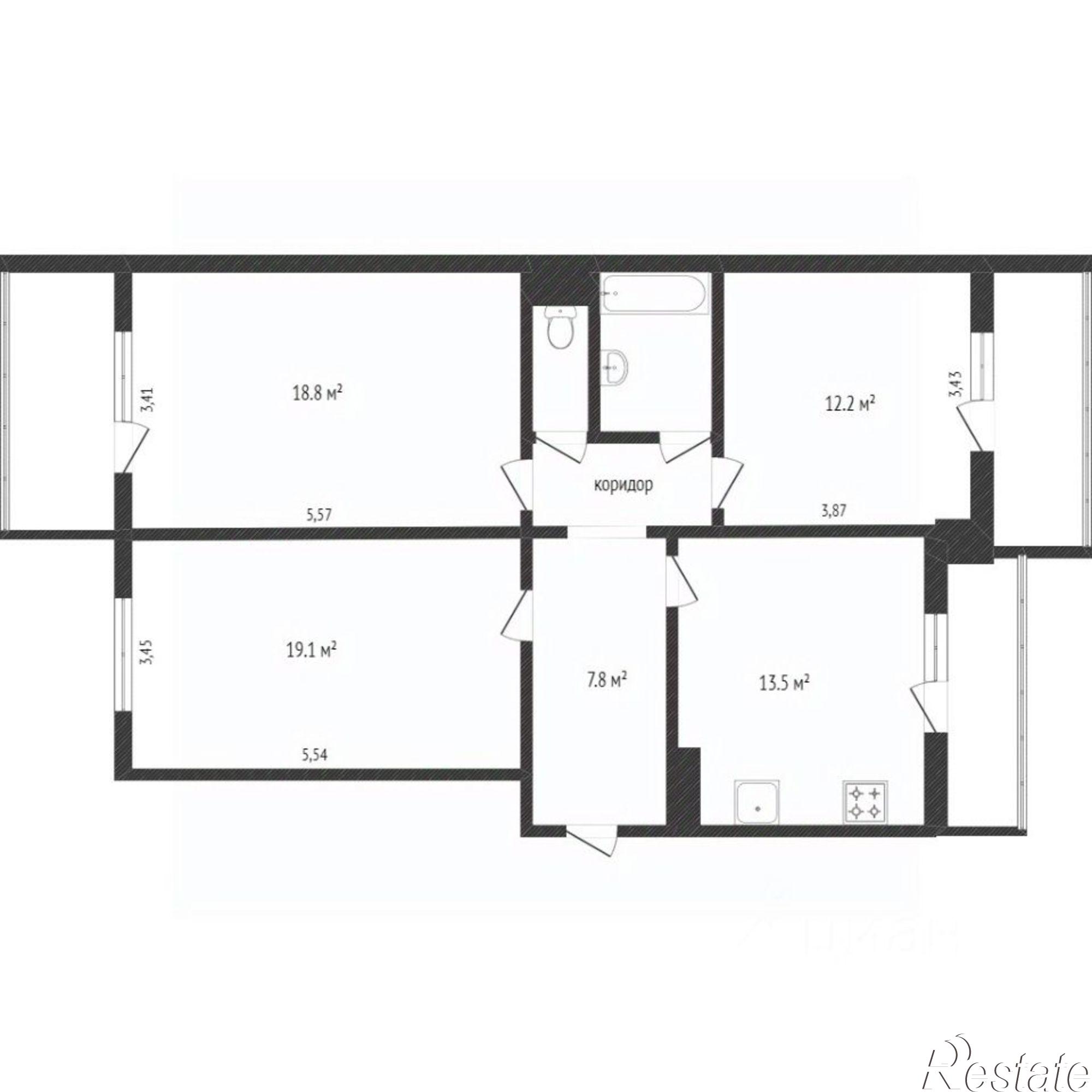 Купить квартиру за 8 600 000 рублей