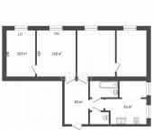 комната 39 кв м Большая Октябрьская улица, 69