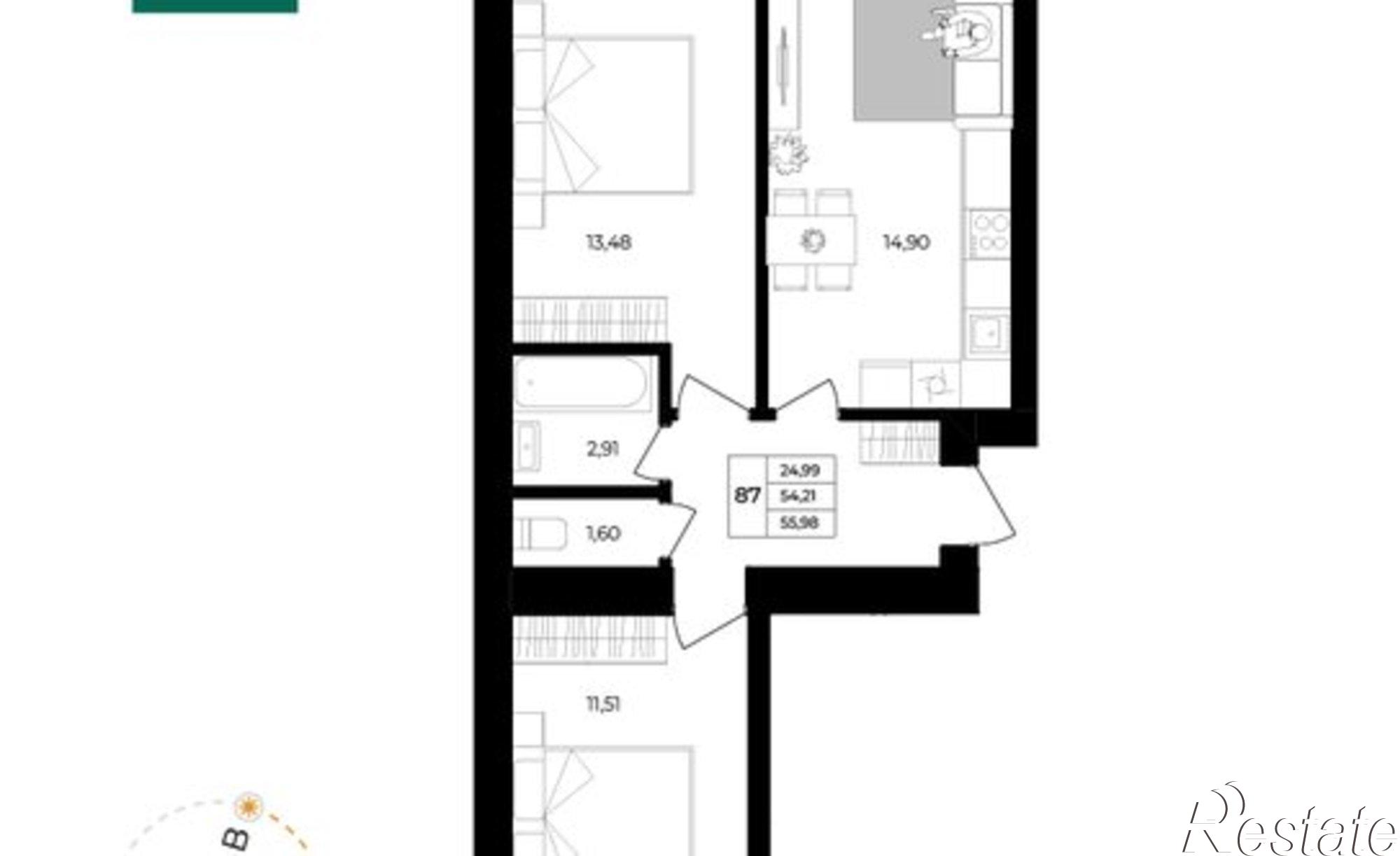 Купить квартиру за 6 052 550 рублей на Ярославль, Ленинградский проспект