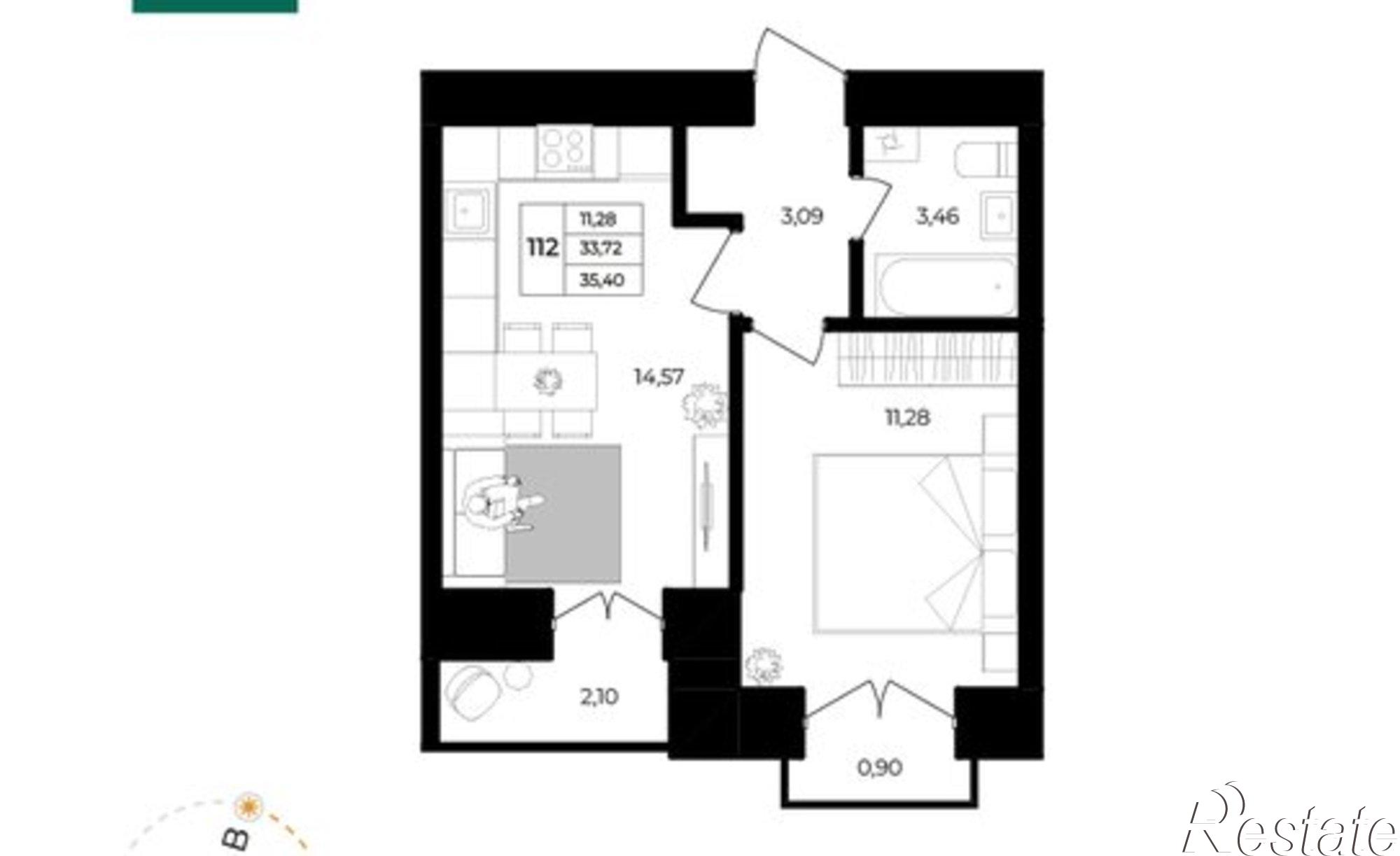 Купить квартиру за 4 066 630 рублей на Ярославль, Ленинградский проспект