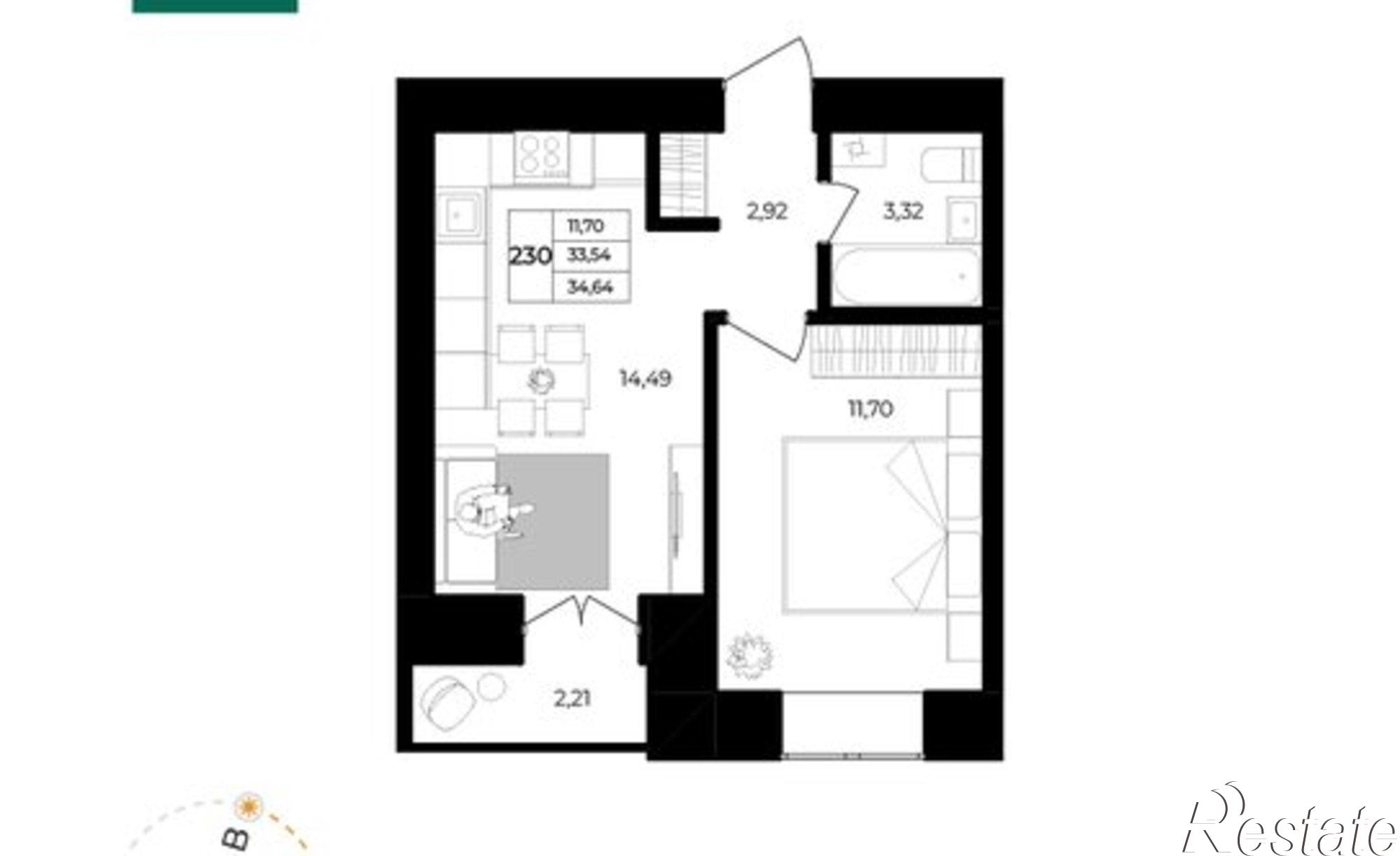 Купить квартиру за 3 842 680 рублей на Ярославль, Ленинградский проспект