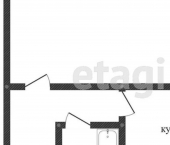 1-комн, 30кв м, этаж 3/5 улица Елены Колесовой, 30