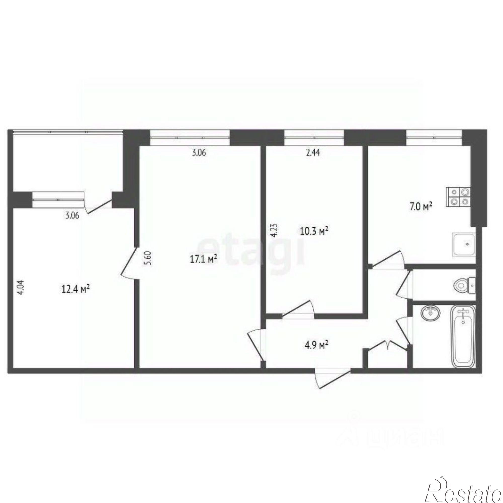 Купить квартиру за 1 300 000 рублей