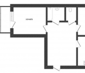 2-комн, 60кв м, этаж 8/10 улица Батова, 14