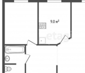 2-комн, 49кв м, этаж 5/9 проспект 50-летия Победы, 30