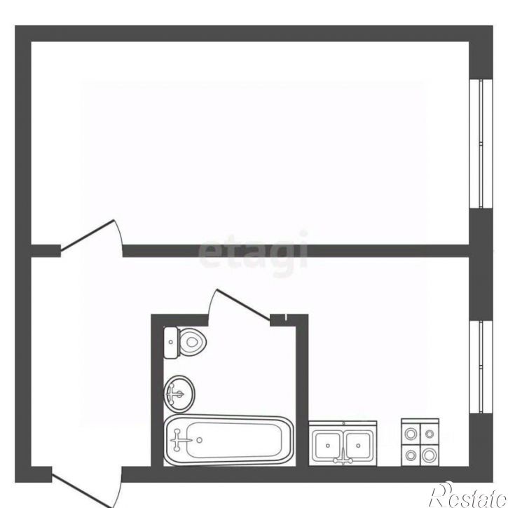 1-комн квартира