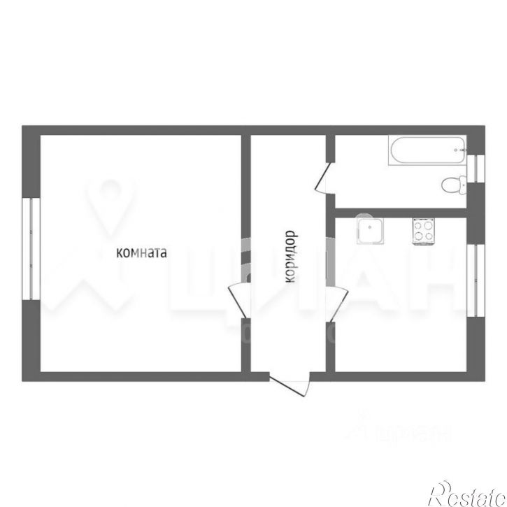 1-комн квартира