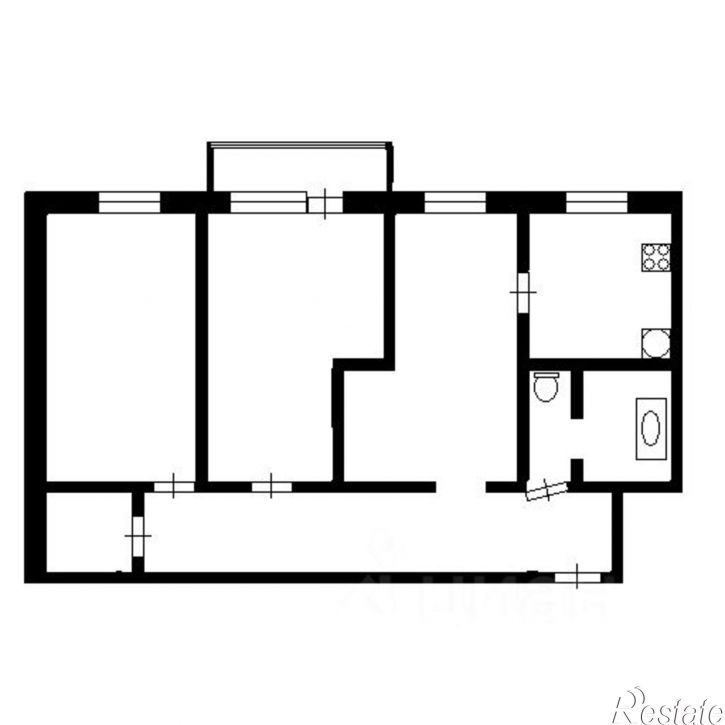 3-комн квартира Ярославль, 1-я Жилая улица, 10