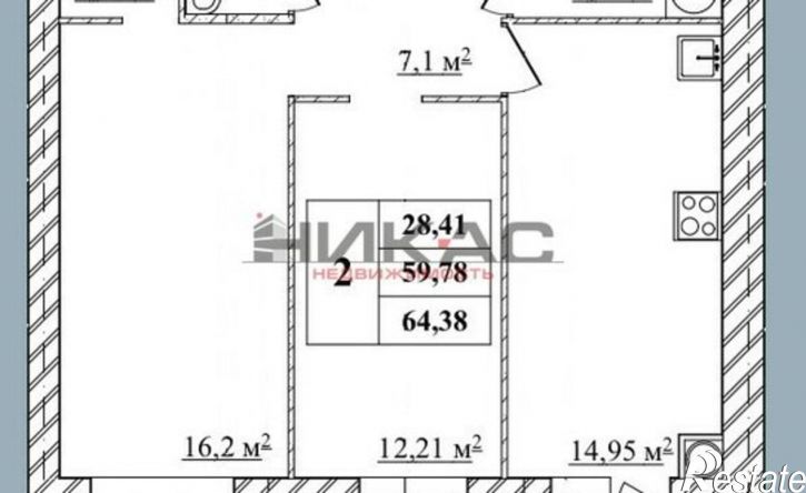 2-комн квартира Ярославль, 2-й Брагинский проезд, 24к2